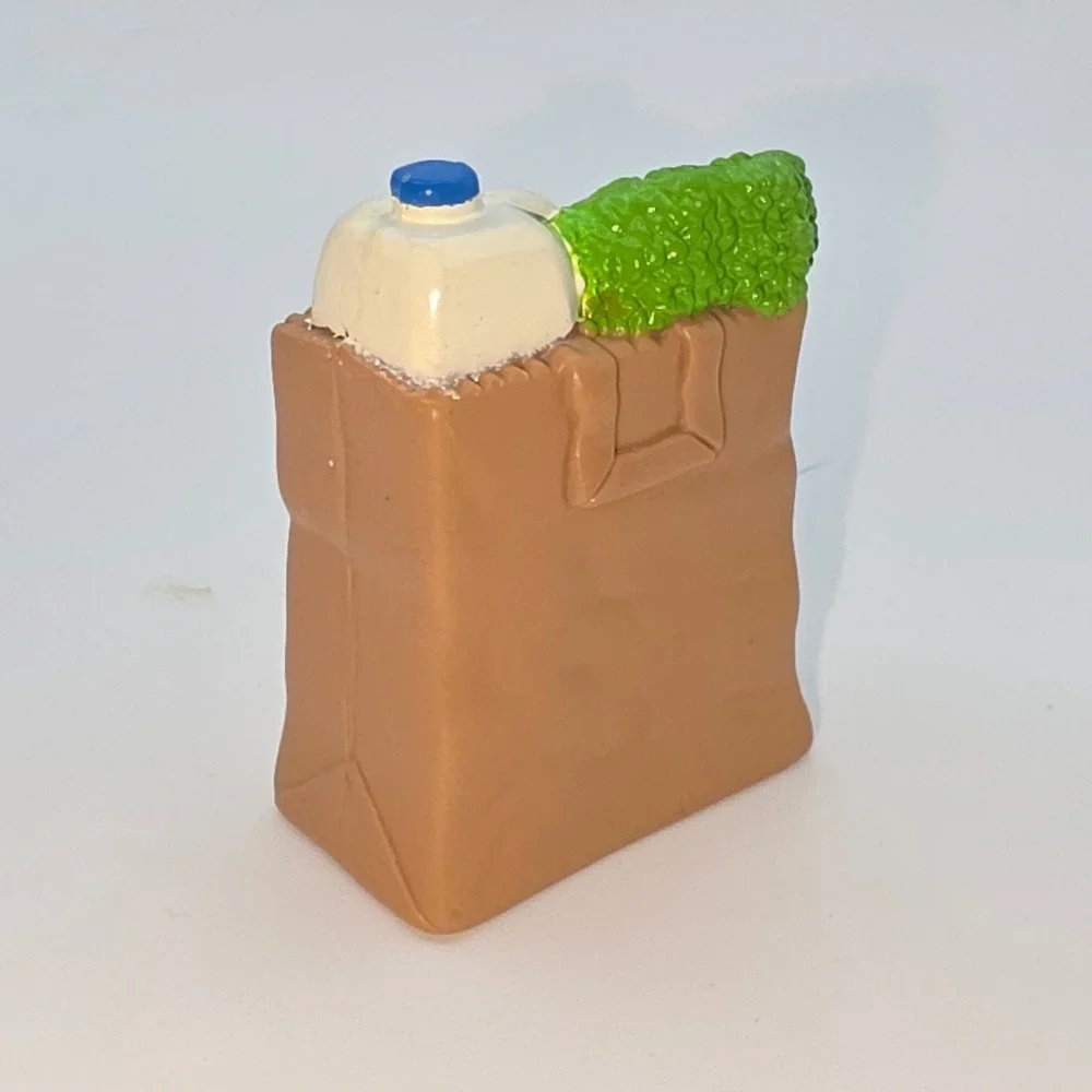 Fisher Price Doll House Accessory Brown Good Loving Family Groceries Replacement